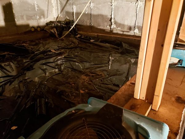 Crawlspace Water Cleanup in Port Orange